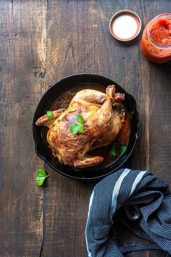 What's the Secret to a Golden and Juicy Roast Chicken with Herbs de Provence?